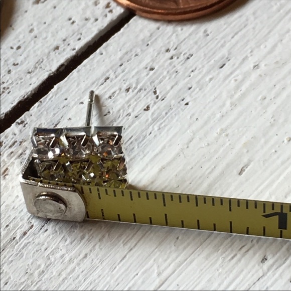 Rhinestone Earrings - Picture 6 of 7